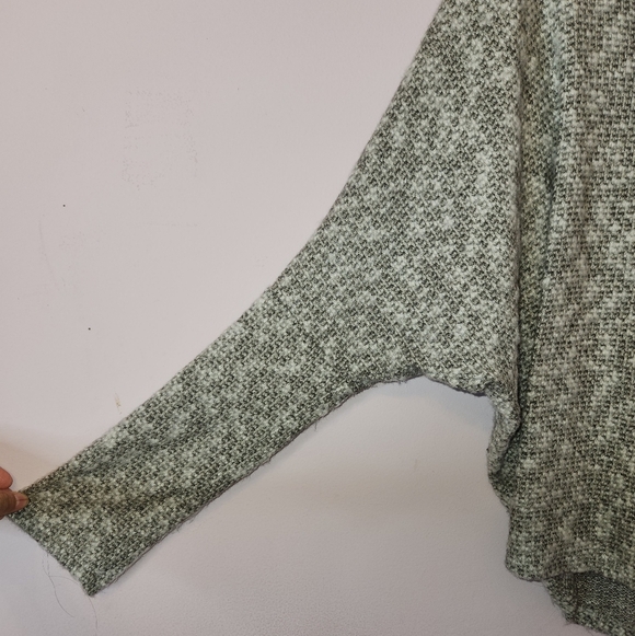 ARIELLA Women’s Cowl Neck Brushed Lace Up Back, color Silver, size L - Picture 3 of 12